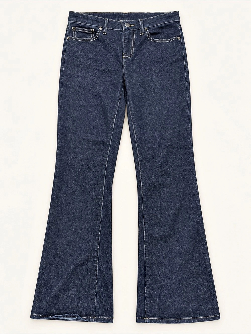 Lucky Brand Low Rise Boot Lolita Flare Jeans in Blue Size 8/29 Regular Dark Wash